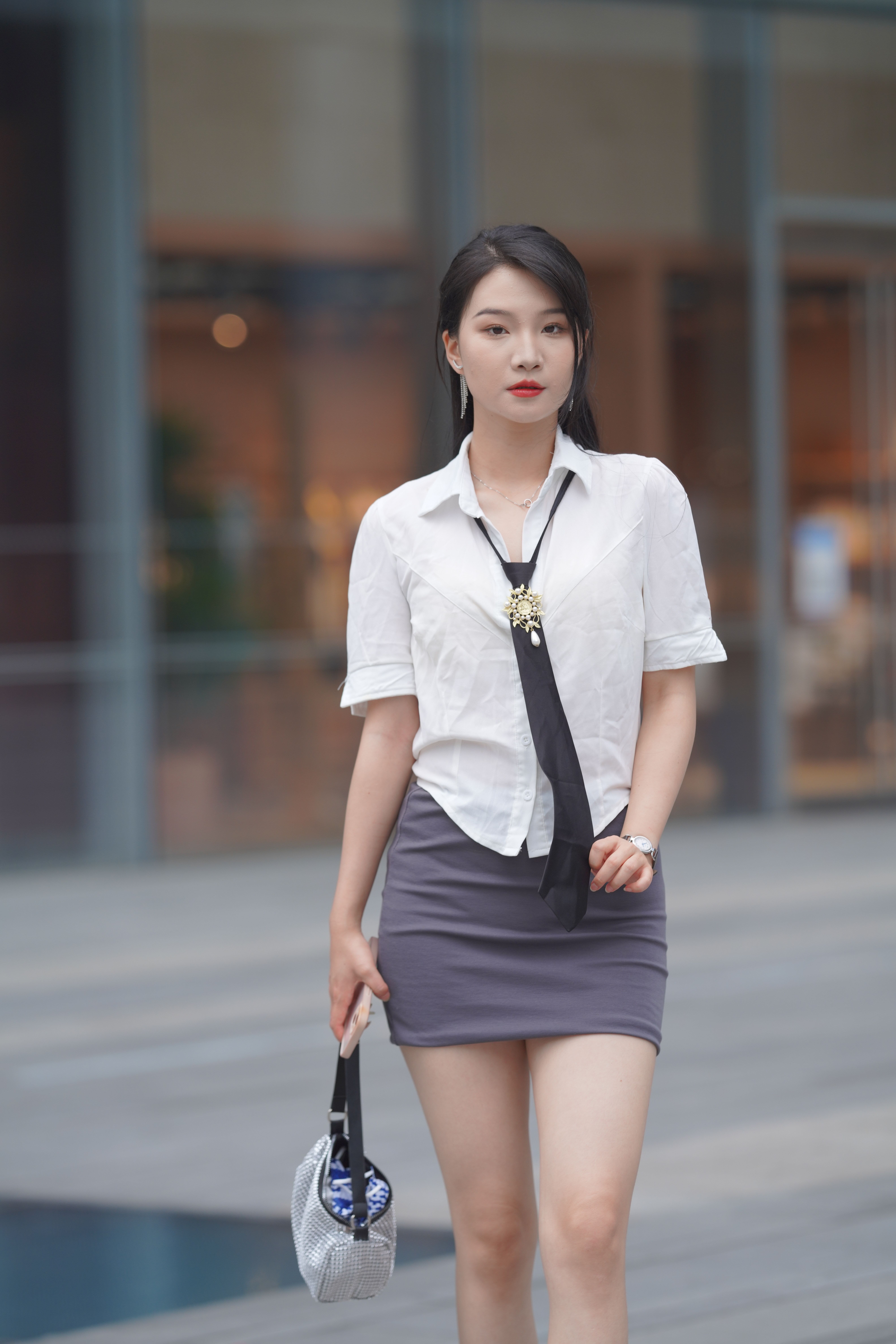 M840 衬衫短裙通勤风 24G-KHL.CC-快活林