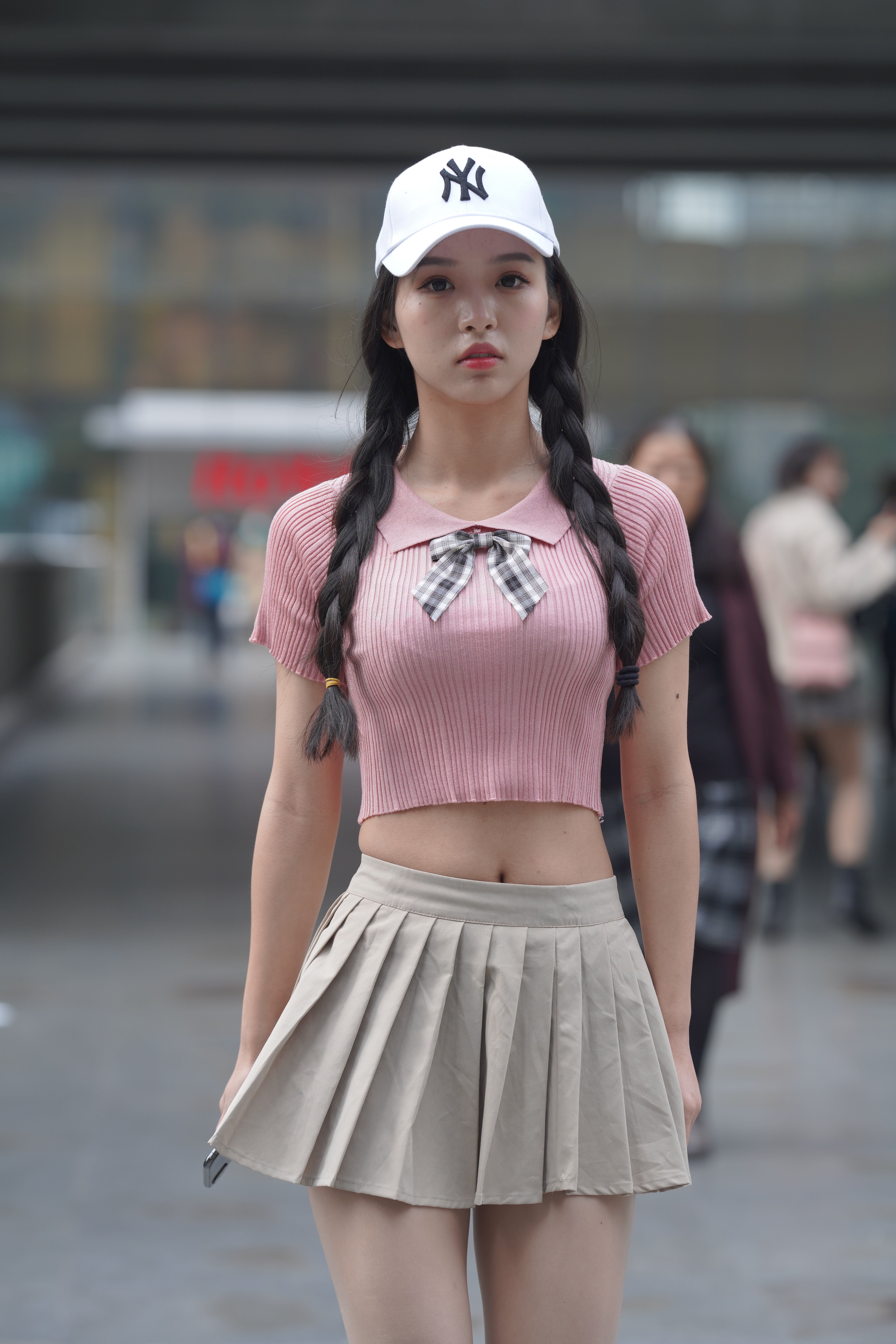 ★视频+套图★ M435 百褶裙粉色T恤 13G-KHL.CC-快活林